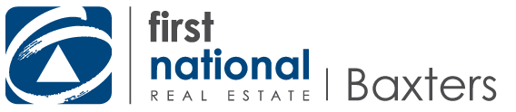First National Real Estate Baxters Logo