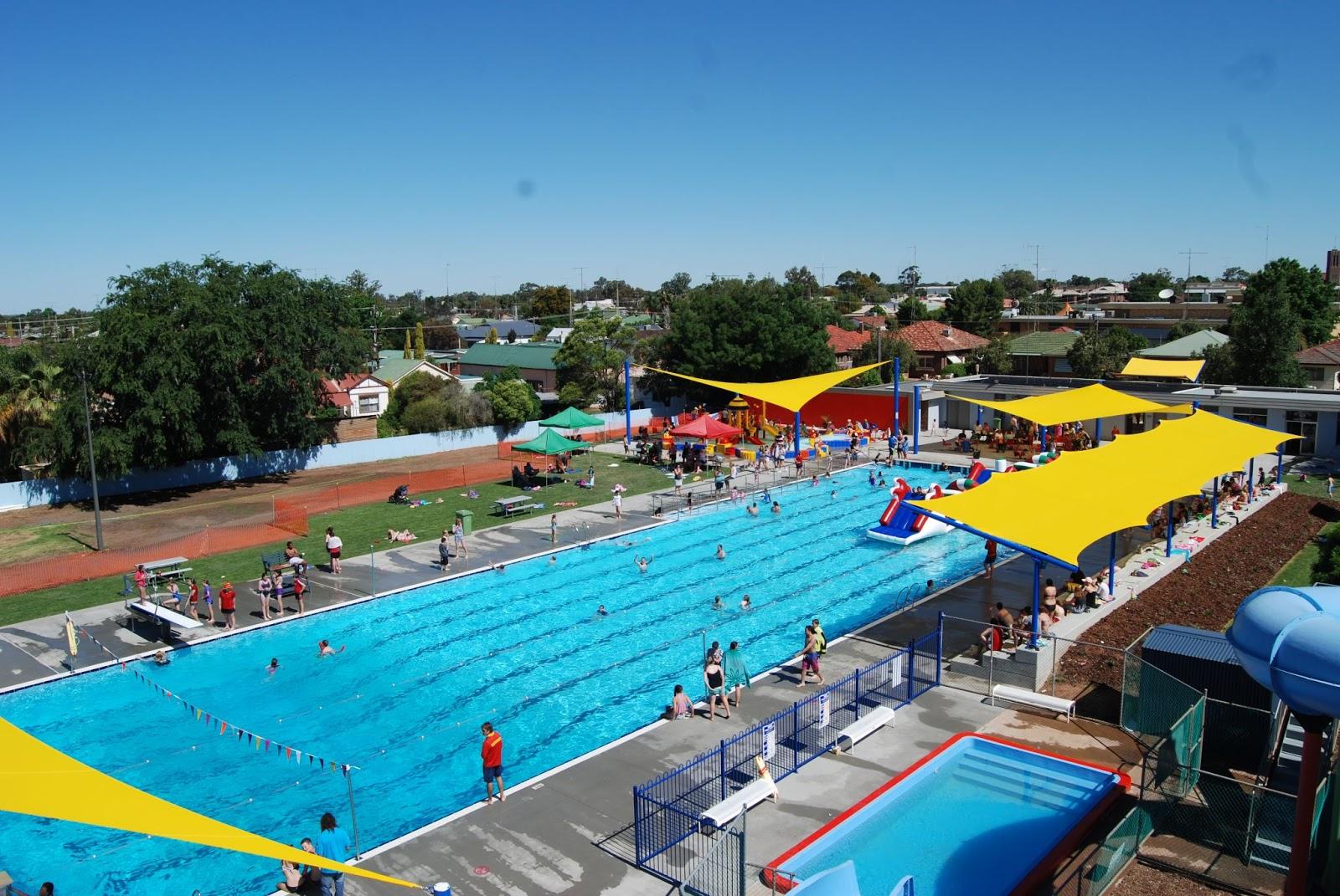  Cooling down on a hot summer day in Bland Shire New South Wales