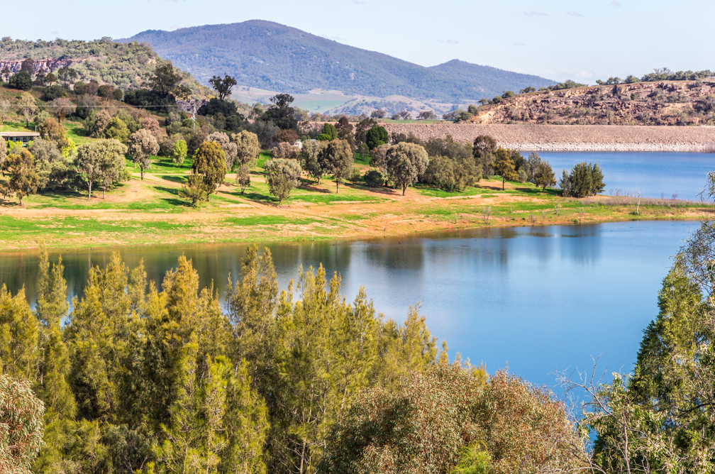 The beautiful Lake Glenbawn in Upper Hunter Shire New South Wales