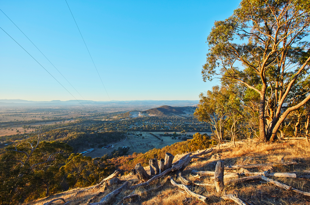 The beautiful Warby Ovens National Park in the Wangaratta Council Victoria