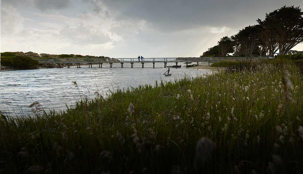 Nelson Victoria where the Glenelg River meets the Southern Ocean