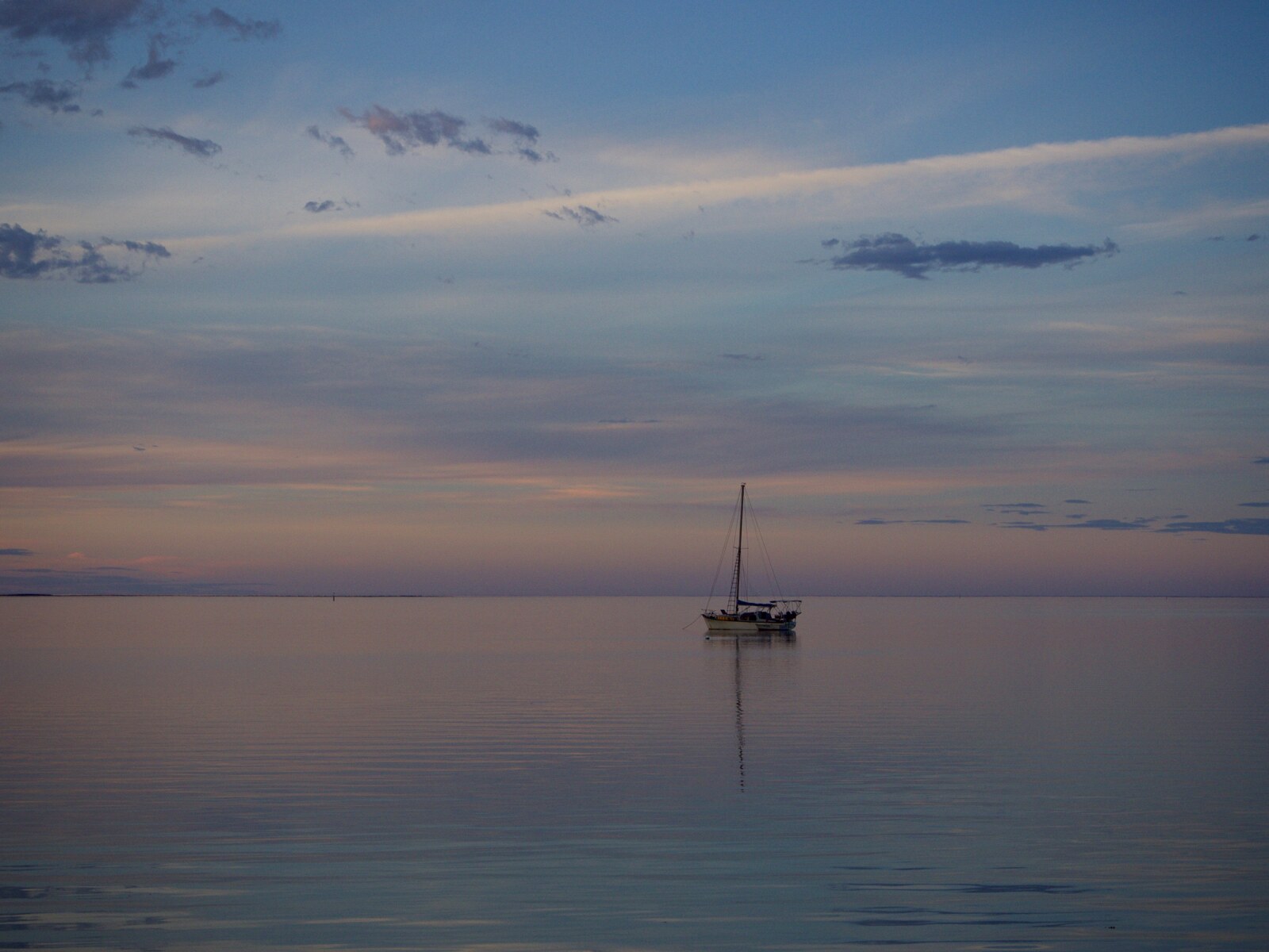 A fishing boat on a calm sea in Streaky Bay South Australia