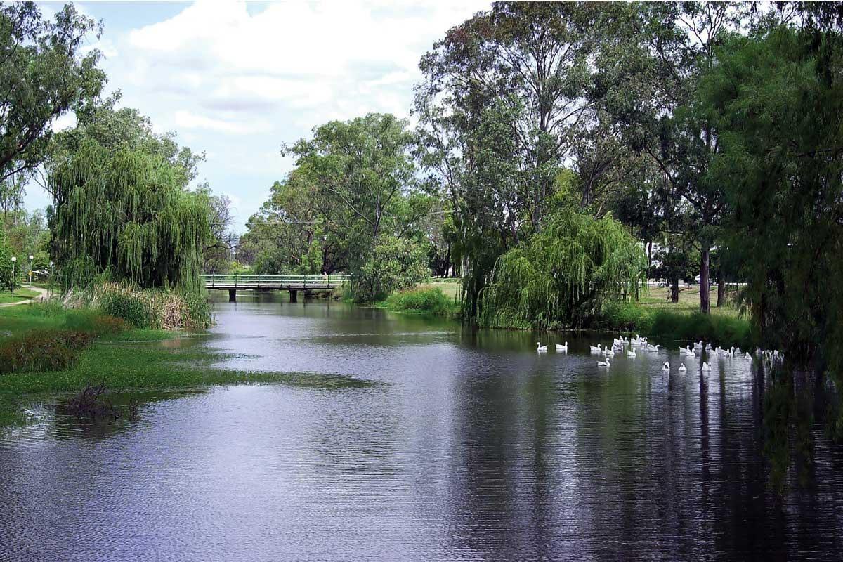 The gorgeous scenery of Dalby, a town in the Western Downs Region Queensland