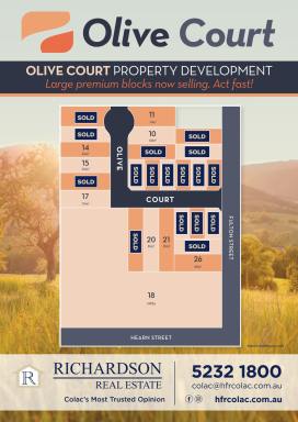 Residential Block For Sale - VIC - Colac - 3250 - Build Your Future in Olive Court... (Image 2)