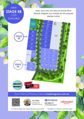 Residential Block Sold - NSW - Moama - 2731 - Lot 423 Stage 4A Maidens Green  (Image 2)