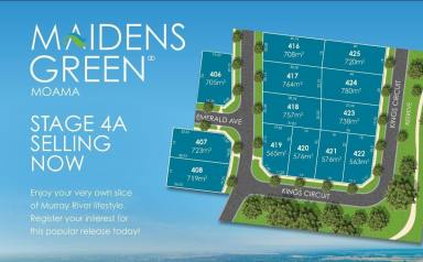 Residential Block Sold - NSW - Moama - 2731 - Lot 420 Stage 4A Maidens Green  (Image 2)