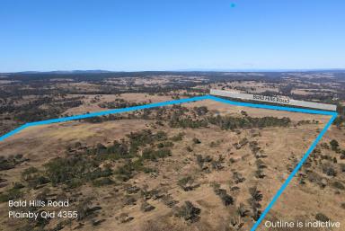 Livestock For Sale - QLD - Plainby - 4355 - Scrub block, 180acres, two titles, magnificent views, bore, yards, and dams.  (Image 2)