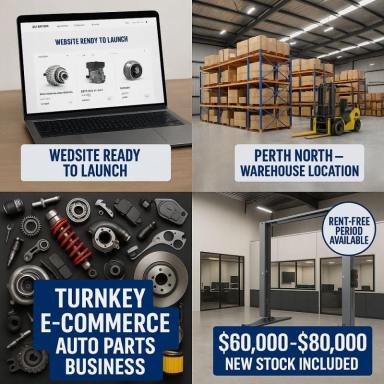 Business For Sale - WA - Perth - 6000 - Turnkey Online Auto Parts Business + Fully Fitted Warehouse (North of Perth)  (Image 2)