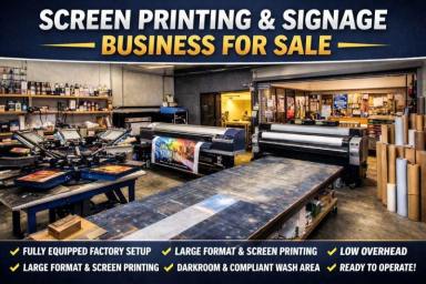 Business For Sale - VIC - Hoppers Crossing - 3029 - Turnkey Screen Printing & Signage Production Facility  (Image 2)