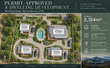 Residential Block For Sale - VIC - Marysville - 3779 - Approved 4-Dwelling Development in the Heart of Scenic Marysville Build-Ready  (Image 2)