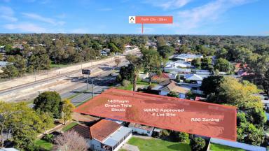 Residential Block For Sale - WA - Gosnells - 6110 - WAPC Approved 4 Lot - 1437sqm Site Ready to Go (Image 2)