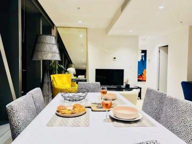 Serviced Apartment For Lease - VIC - Melbourne - 3000 - Corporate Stays & Executive Living | High-Floor Furnished 2-Bed + Study | West Side Place (Image 2)