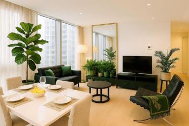Serviced Apartment For Lease - VIC - Melbourne - 3000 - Relocating, Corporate Stays or Executive Living |Sky Residence | Bespoke Furnished Goes Here (Image 2)