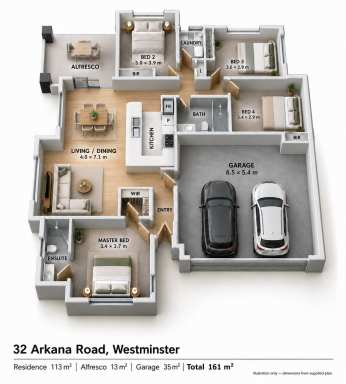 House For Sale - WA - Westminster - 6061 - HUGE 4x2 FAMILY HOME! WESTMINSTER'S BEST VALUE! (Image 2)